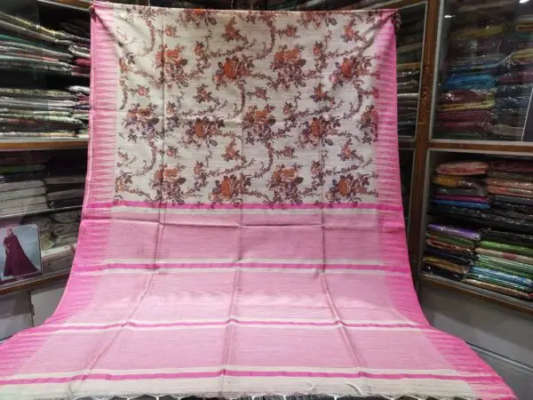Floral Print Bamboo Silk