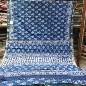 Chanderi Indigo Cotton