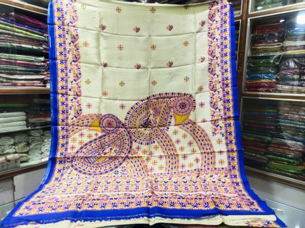Hand Printed Pure Silk