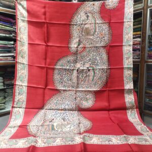 Hand Printed Pure Silk
