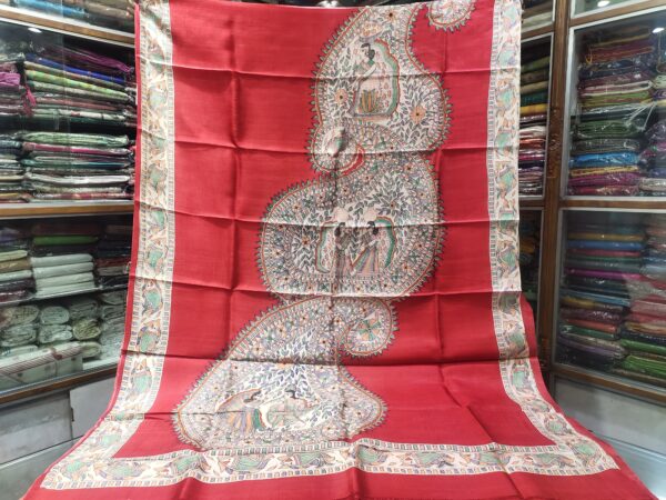 Hand Printed Pure Silk