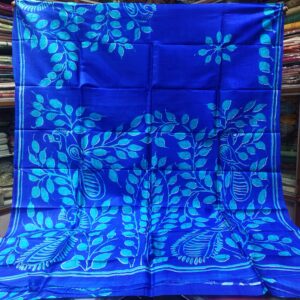 Hand Printed Pure Silk