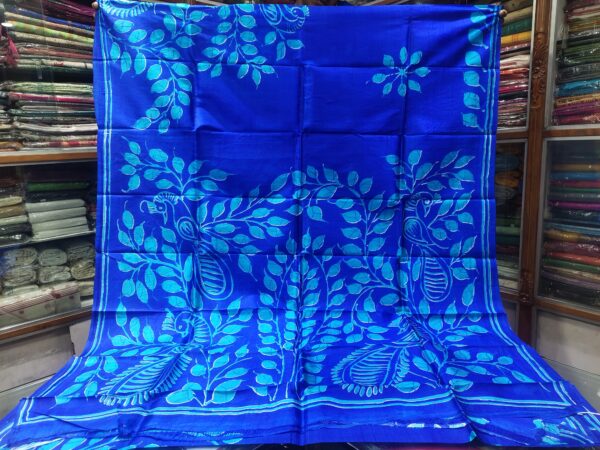 Hand Printed Pure Silk