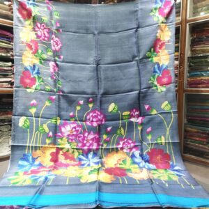 Hand Printed Pure Silk