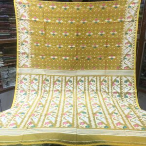 Premium Handloom Soft Dhakai Jamdani Saree | Traditional Bengal Handwoven Elegance