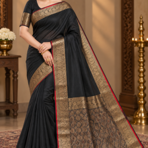 Viscose Katan Silk ( 2026 Durga Puja Special Saree )