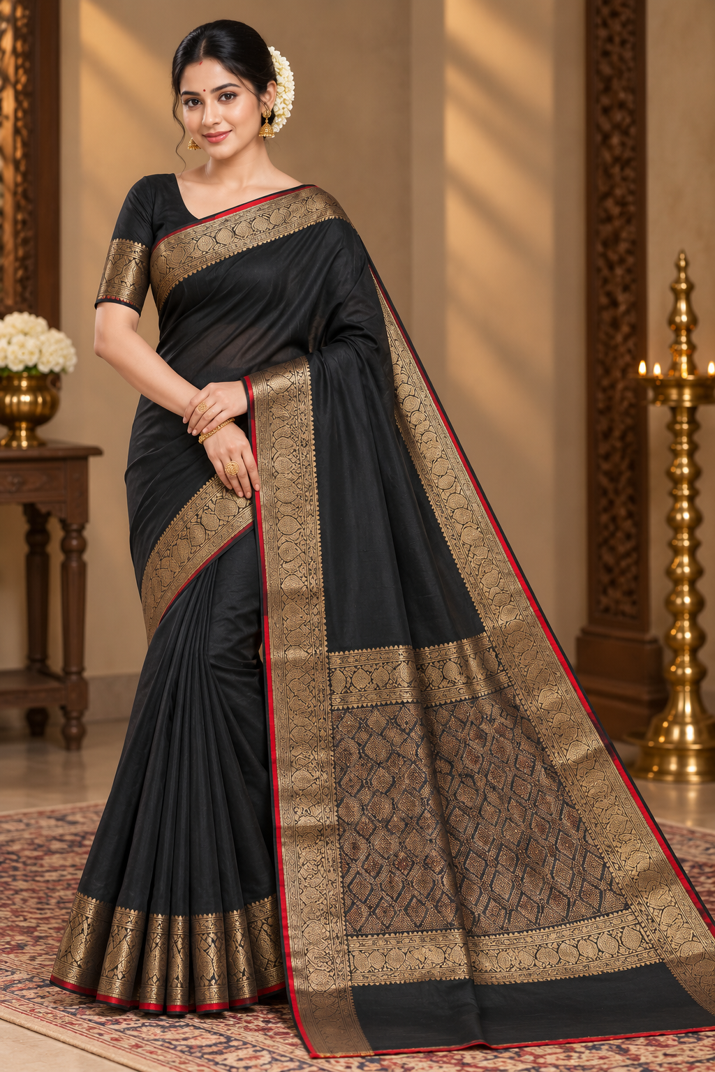 Viscose Katan Silk ( 2026 Durga Puja Special Saree )